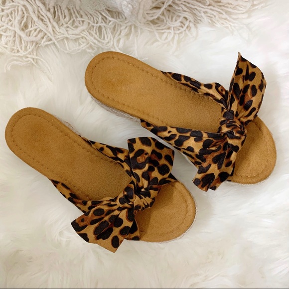 NEW Sami Platform Slip-Ons- in Leopard - Picture 5 of 7